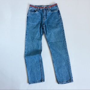 COPY - Vintage Tommy Hilfiger Mom Jean with red belt